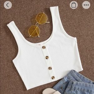 NWOT Shein Buttonfront Tanks (Pack of 2)